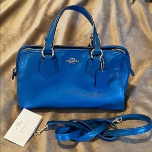 Coach Pebble Leather Mini Nolita Satchel